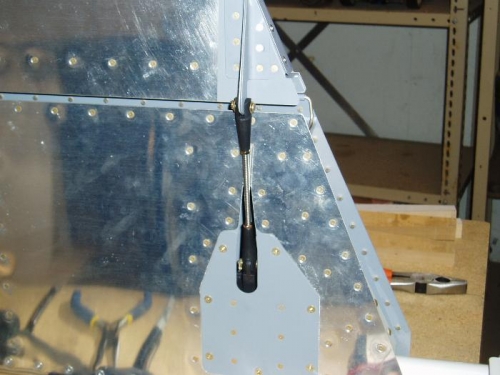 left elevator with electric trim