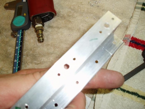 holes dirilled for platenuts