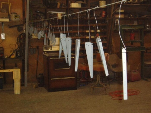 primed skeleton parts