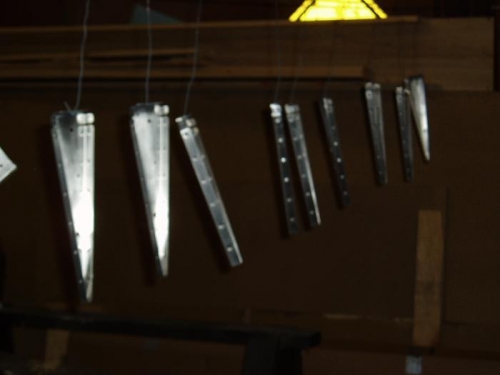 ribs hanging on the paint line