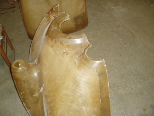 sanded the front to match the top