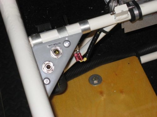 Co-pilots intercom jack pad