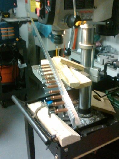 drill press on tool cart