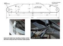 revised instructions for new rudder pedals