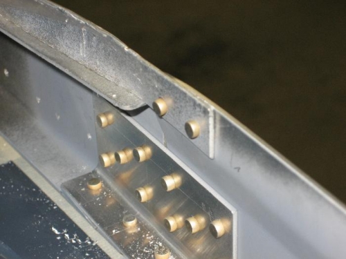 Forward Canopy Frame Splice Plate