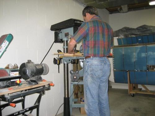 Drilling Rivet Holes In Side Skirts