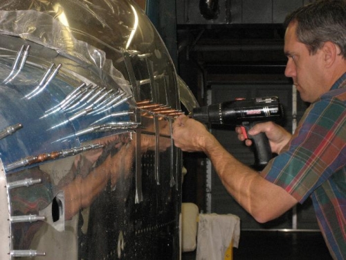 Drilling Canopy to Frame