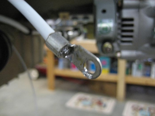 Soldered Alternator Lead