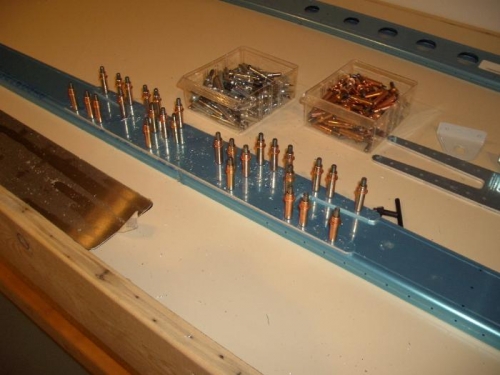 First step - Assembled front spar