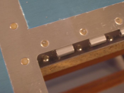 Riveted Elevator Hinge Half