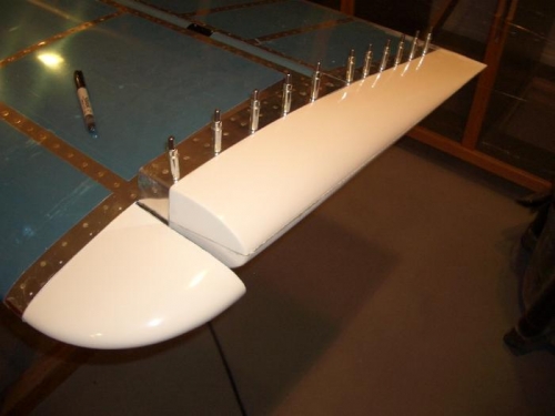 Elevator Tips Clecoed