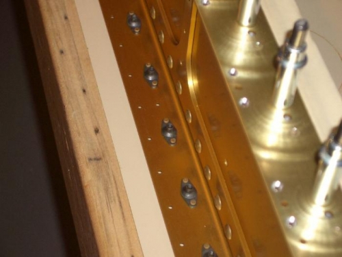Top Nutplates Riveted to Spar