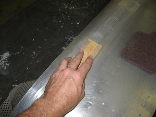 Sanding Glare Shield