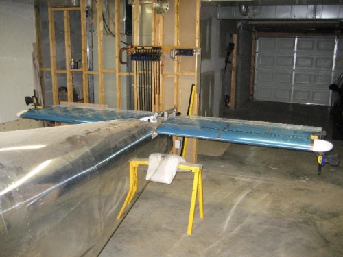 Stabilator Mated to Fuselage