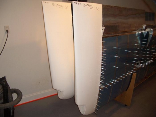 Both Wingtips Clecoed