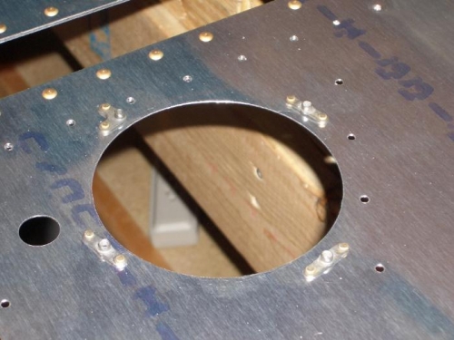 Aileron Pushrod Boot Ring Nutplates