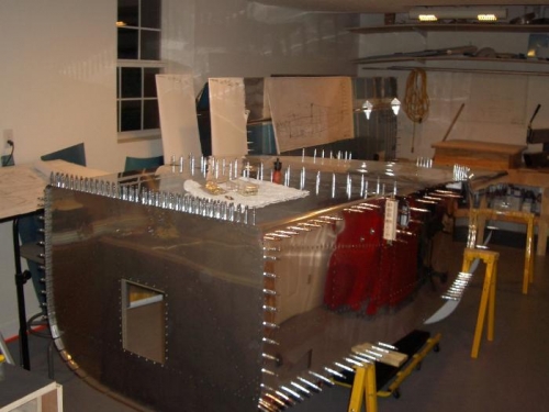 Firewall Sealed and Clecoed