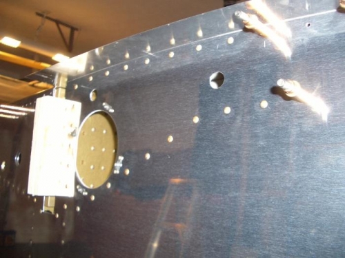 Outboard Seat Rib Riveted to Skin