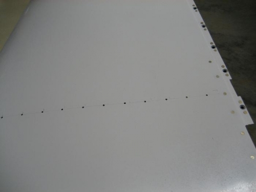 Rivet Line for Wingtip Rib