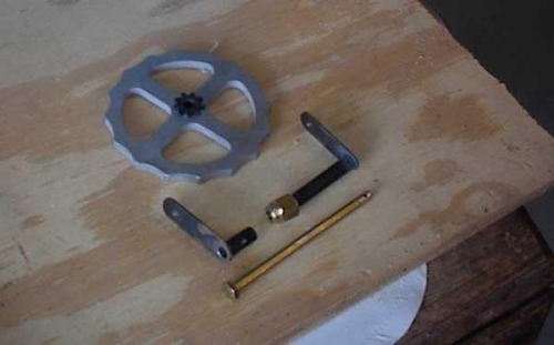 brass spacer machined to size