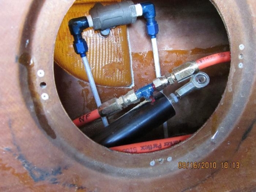 Dump valve upper part of picture
