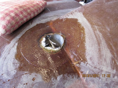 1 bid over oil filler hole