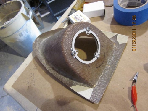 outside of landing light holder