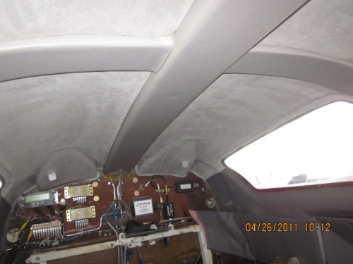 Top of cabin looking aft