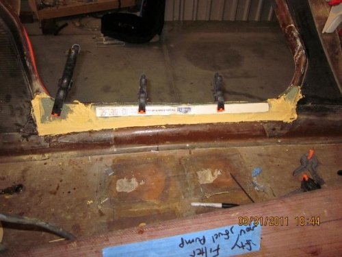 Pilot door sill