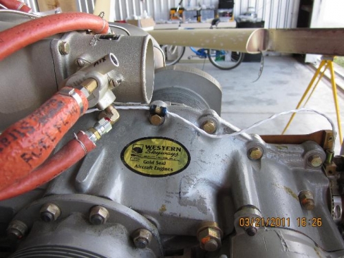 Crankshaft timing wire secjured