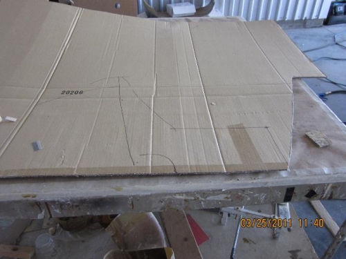cardboard template