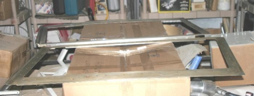 Both door skins alodined