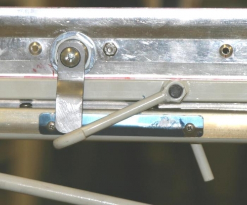 Door lock blocks door latch from opening