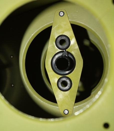 Installed brackets and conduit.