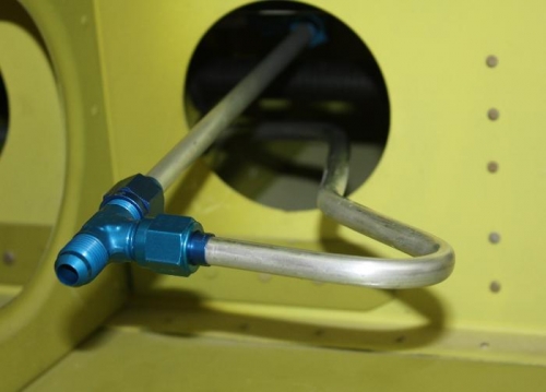 Outboard Aux and Main Fuel Vent  Connection.