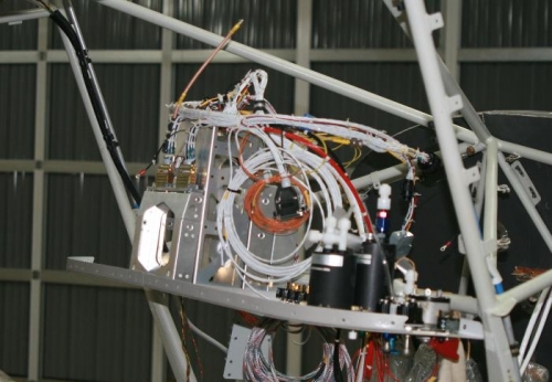 Fully open position.