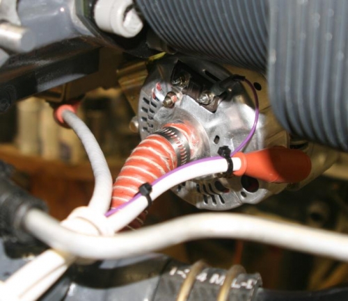 Field wire, Alternator and Starter Cables.