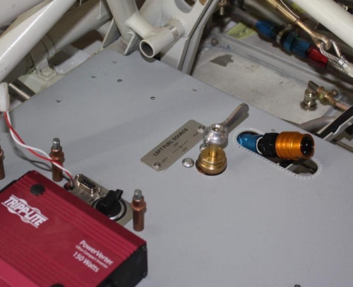 Floorboard and Label In Place.