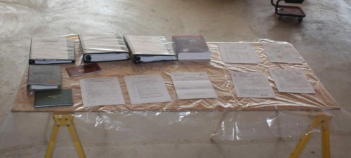 Just a few of the documents and materials.