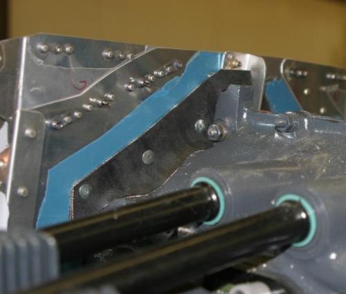 Left front center baffle.