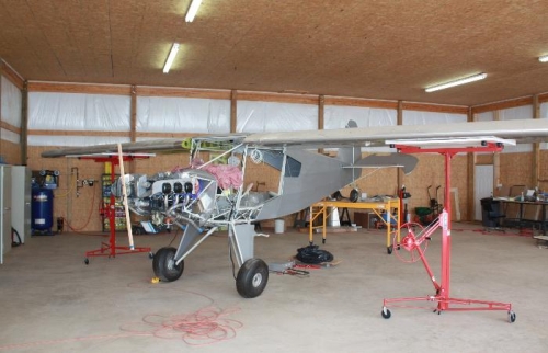 Ready to drill aft spars.