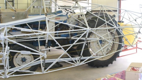 Left side conduit partially in place