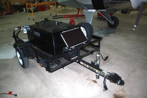 Solar panel, 7 pin trailer plug,  and front jack