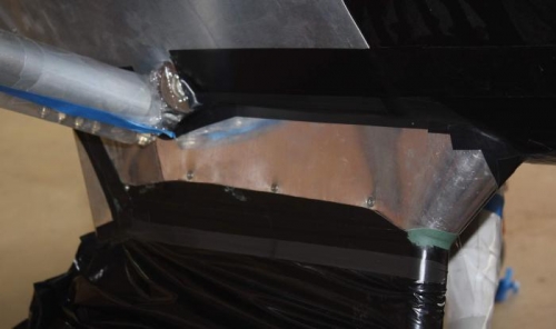 Outboard view of mold.