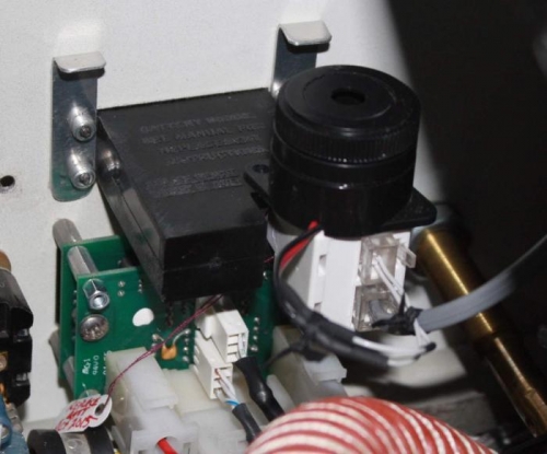 Remote unit with associated wiring.