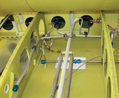 New main fuel vent line.