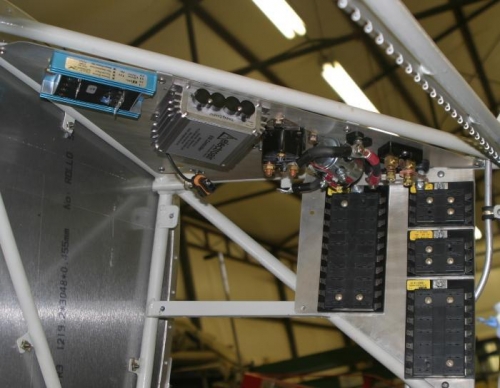 Right subpanel and fuses.