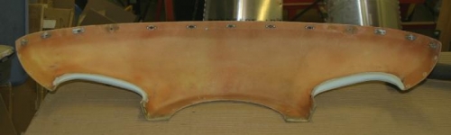 Upper nosebowl inlet fairings.