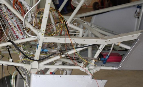 Left intercom jack harness.