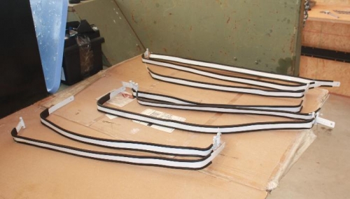 Rubber channel applied.